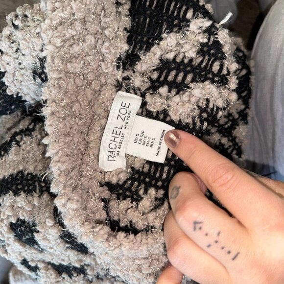 Super Fuzzy Knit Leopard Print Open Front Cardigan - Picture 3 of 14